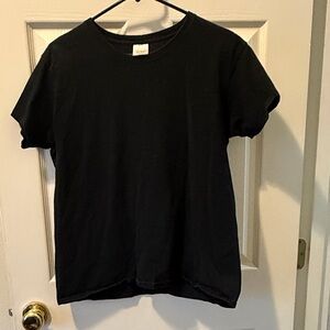 Gildan Black Tee with Pink Graphic